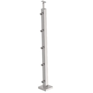 Slupek ze stali nierdzewnej 40x40x2mm h=100cm AISI AJP-VS100-5D12