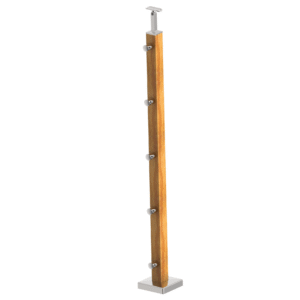 Drewniany słupek BUK (BEECH) JP 40×40, H1000,VK WBJP-VS100-5D12