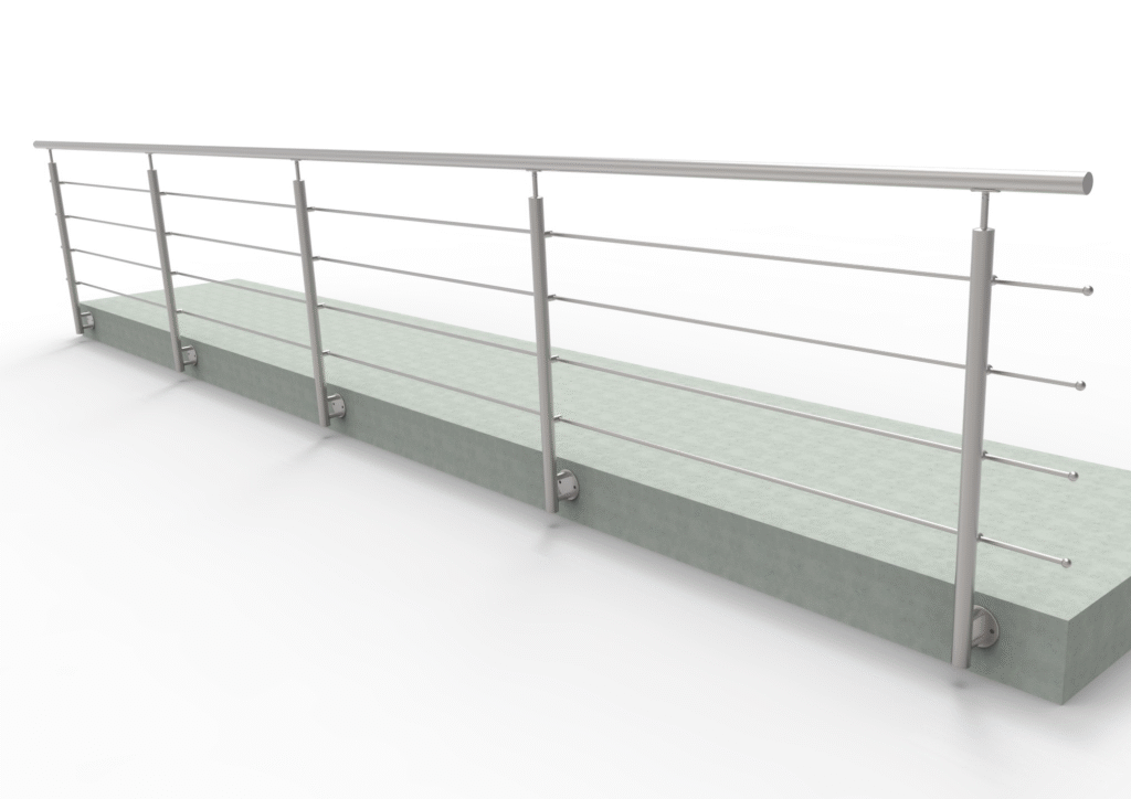 Balustrada nierdzewna, AISI304, 6000x900mm, BR A/ZBR90-6000