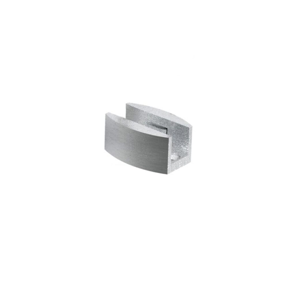 prowadnica AISI304, szkło t 8,10,12mm GS/P9100A11S