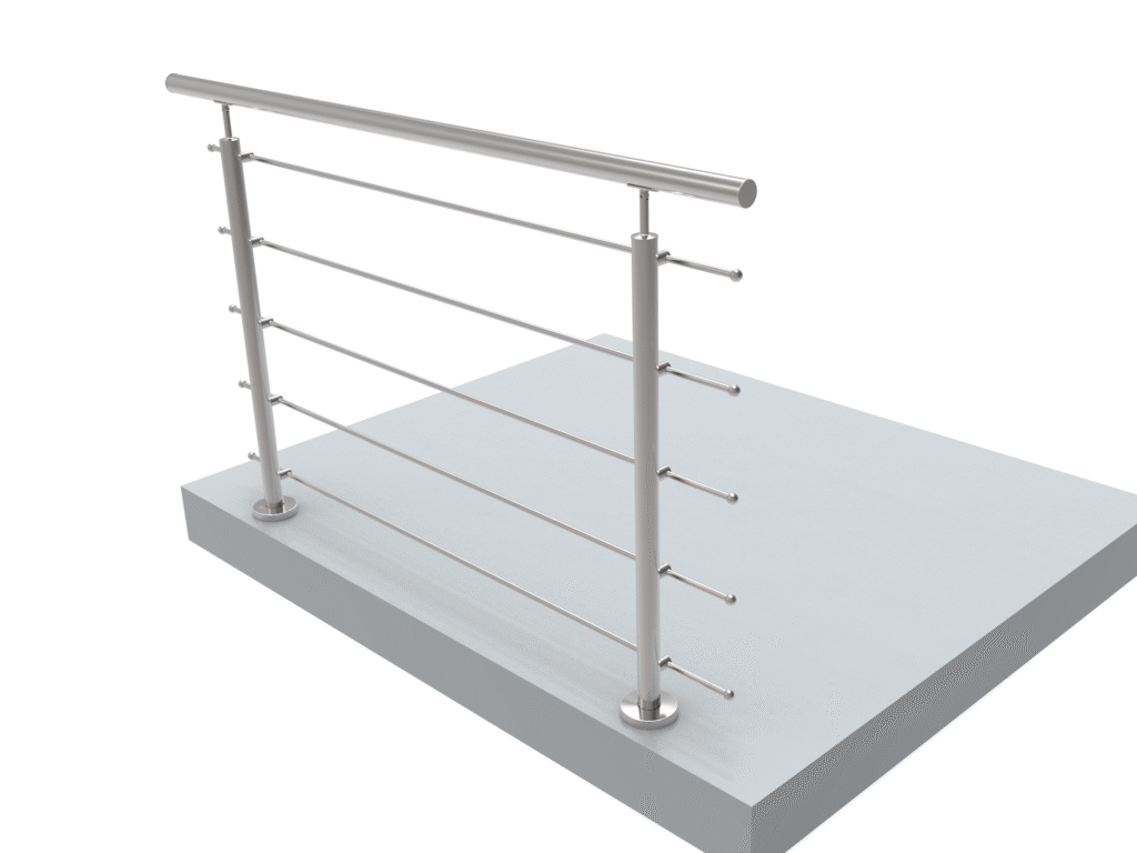 Balustrada nierdzewna, AISI304, 1500x1000mm A/ZVR100-1500