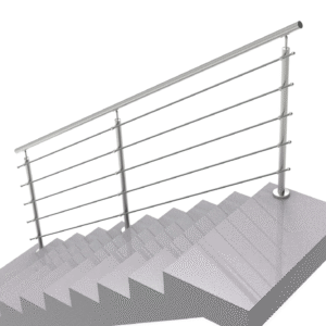 Balustrada nierdzewna AISI304, D42,4/5xd12/H1000/L A/ZVS100-3000