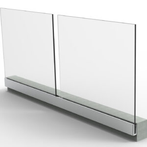 Balustrada całoszkalna 2500x1000mm AL/ZBR100-2500-005