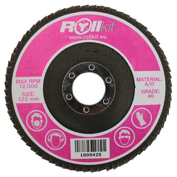 Tarcza listkowa do stali, D125, d22,2, t8,3 mm, P40 Q1/L01-125A