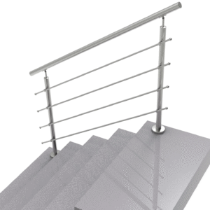 Balustrada nierdzewna AISI304, D42,4/4xd12/H900/L1 A/ZVS90-1500-L