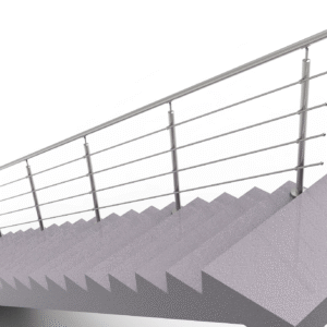 Balustrada nierdzewna AISI304, D42,4/4xd12/H900/L6 A/ZVS90-6000-L