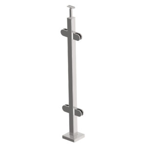 Słupek nierdzewny – prosto AISI304, 40x40x2/4xmode AJP-VR90-4G