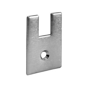 zaślepka profilu do szkla czołowa t = 10mm GS-AL/ZP-Z02A-10/N/E