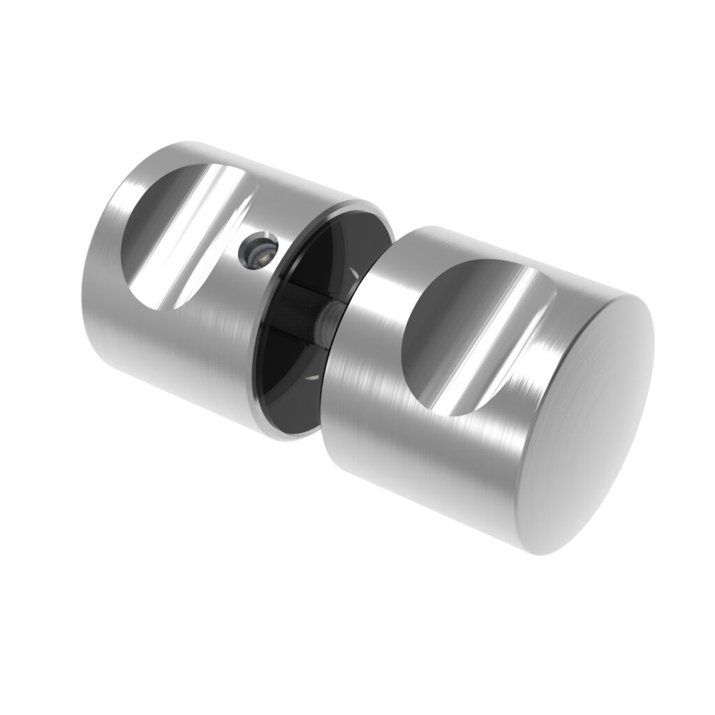 Pochwyt - gałka AISI 304, K320, D32mm GS-304/M-924/S