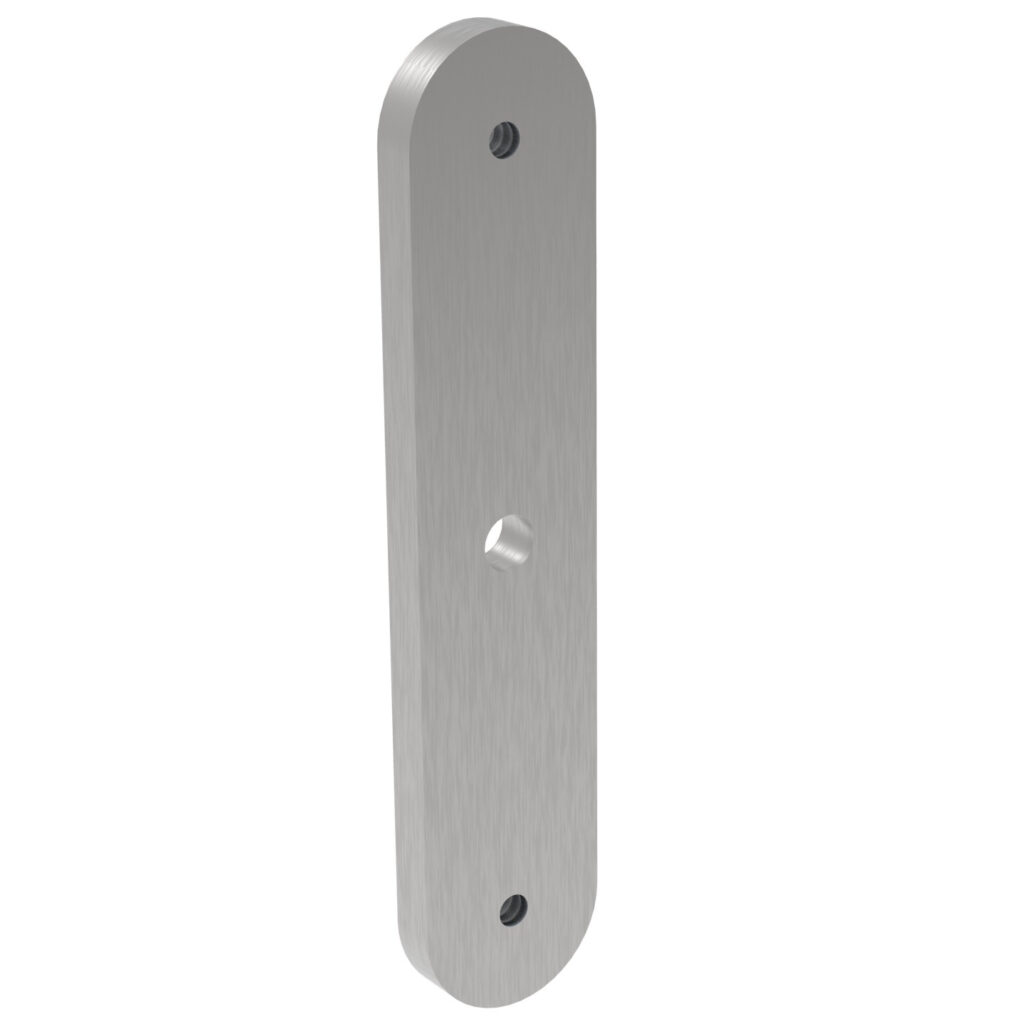 Mocowanie boczne-punktowe do szkła - kołnierz A/2747-000 plate T10mm