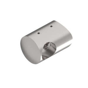 Uchwyt przelotowy polerowany AISI316, d16/D42,4x2m A14/0840-042-L-B