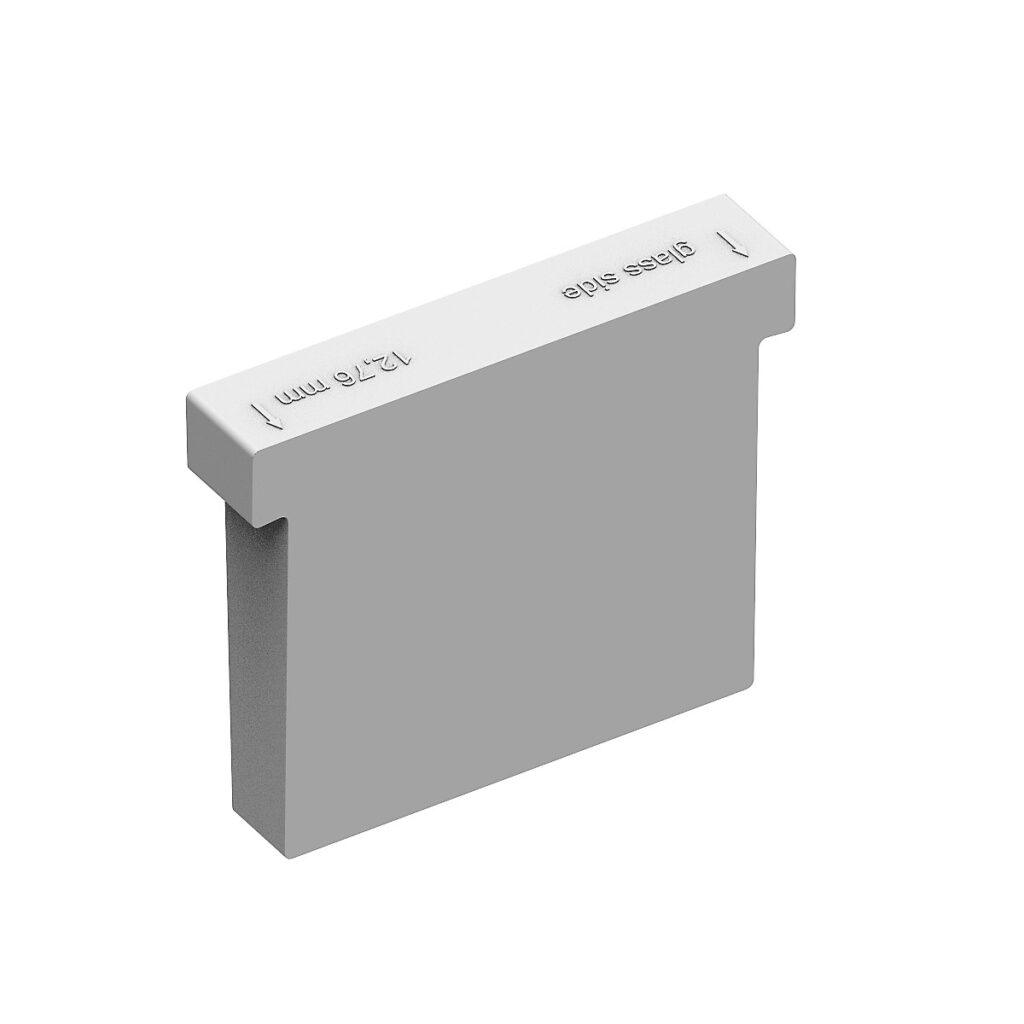 PVC Mocowanie do szkła A19/0004-plast 12,76