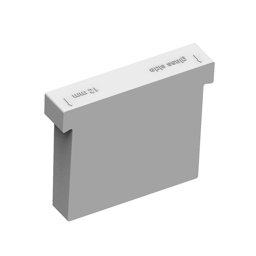 PVC Mocowanie do szkła A19/0004-plast 12