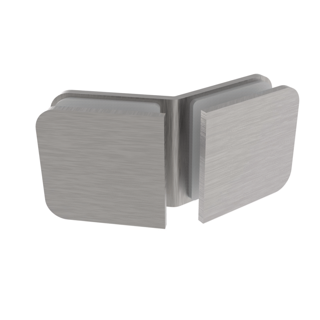 Łącznik szkła, AISI 304, T 8-10 mm GS-304/ZP-904/S