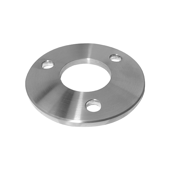 Krążek montażowy AISI304, D100/42,4mm, 3xd11, t4 r A6/100x42x4-N