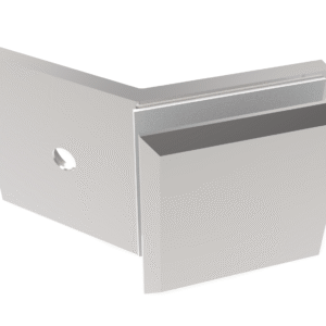 Uchwyt szkła, Zamak, 135°, T 8-10 mm GS-ZN/ZP-903/P/Cr