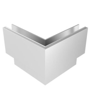 Profil balustrady szklanej Al-boczny AL/ELOX AL/0011-N-E-90-OUT