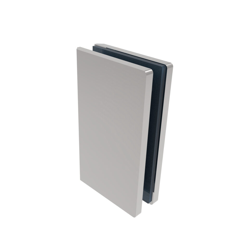 Zawias do drzwi szklanych +/- 90 stopni AISI304, GS-304/D-B-990-5/P/Cr-B