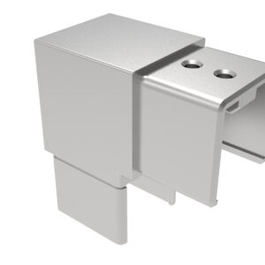Uchwyt szkla-złączka rury-kolano 90°, 40x40x2mm A14/6303-040
