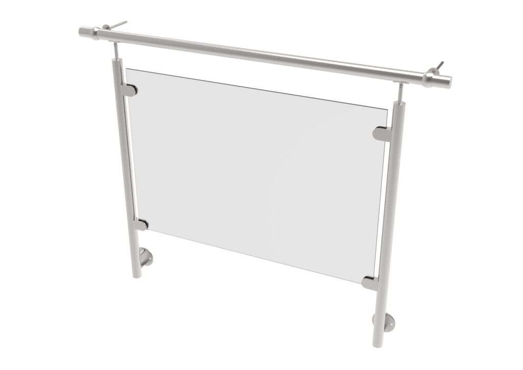 Przeszklenie balkonu/ balkon francuski 110x75/8,76 GS/FRB3-110x75-D42/10,76