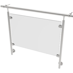 Przeszklenie balkonu/ balkon francuski 110×75/8,76 GS/FRB3-110×75-D42/10,76