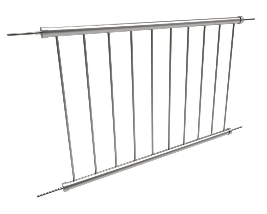 Przeszklenie balkonu/ balkon francuski vertical GS/FRB4-D42/12-V