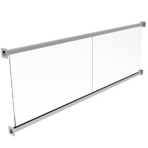 Przeszklenie balkon francuski loggia AISI304 GS-304/FRB2-800×2500-040