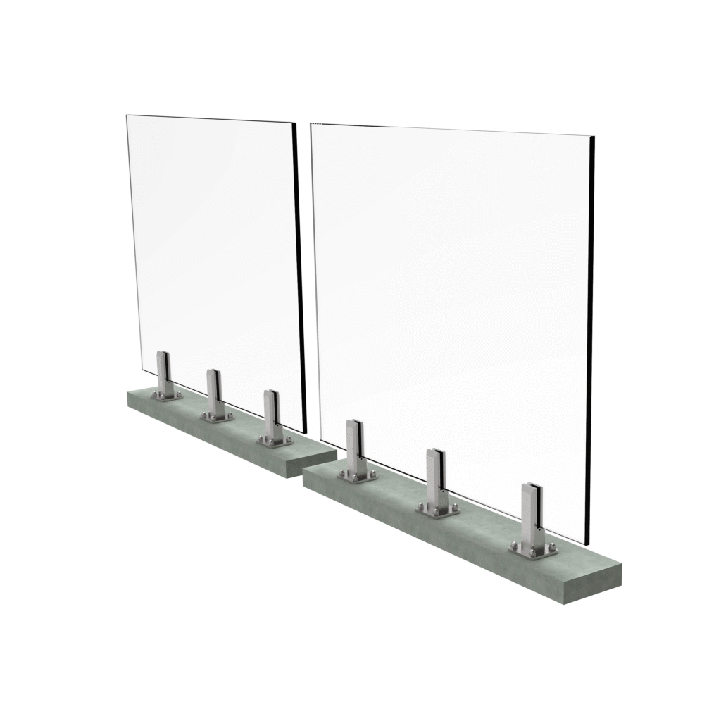 Przeszklenie balkonu/ balkon spigot GS/FRB8-120x100-6200-6