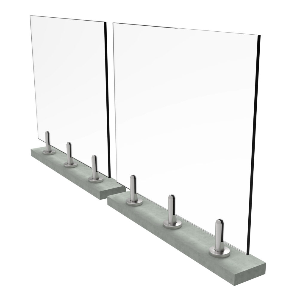 Przeszklenie balkonu/ balkon spigot GS/FRB8-120x100-6100-6