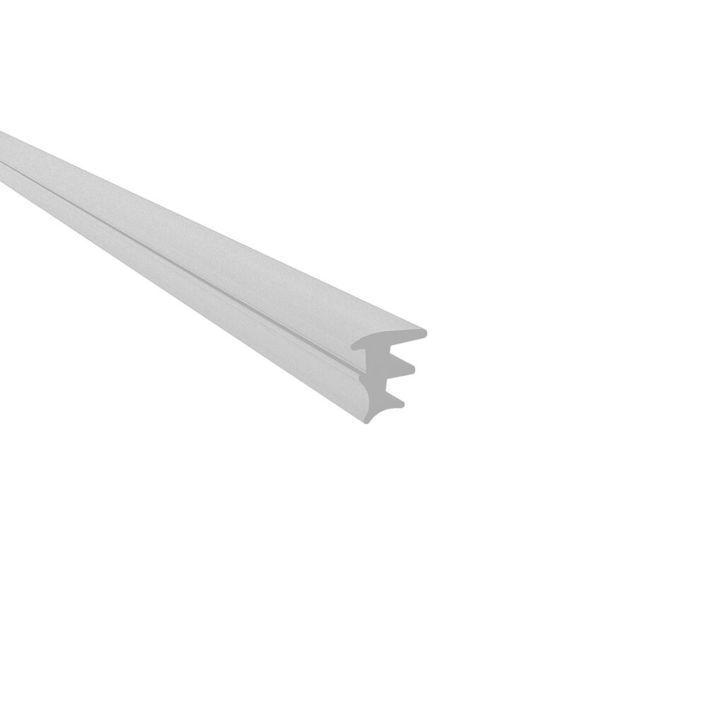 uszczelka do montażu szkła GS-AL/ZP-21x27, L3000mm GS-PVC/ZP-2127-12/N/T