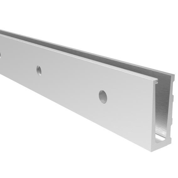 Profil balustrady szklanej Al-boczny AL/0005-D-2500-S-E