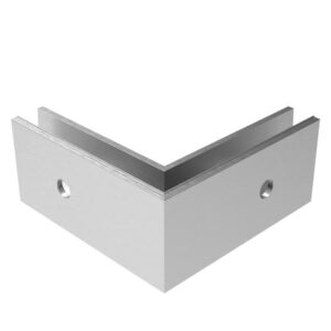 Profil balustrady szklanej Al-boczny AL/ELOX/Satin AL/0005-D-S-E-90-OUT