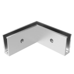 Profil balustrady szklanej Al-boczny AL/ELOX/Satin AL/0005-D-S-E-90-IN