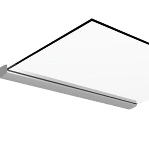 Aluminiowa daszka szklana profil FIX +1.5° AL/PR4-N-E-3000