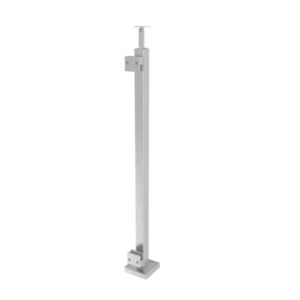 Słupek nierdzewny -prosto AISI304, 40x40x2/4xmodel AJP-VR100-G