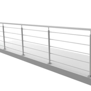 Balustrada nierdzewna, AISI304, 6000x1000mm A14/ZVR100-6000