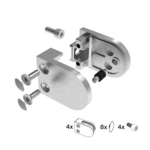Klamra szkła nierdzewna A14/2200-000-set4