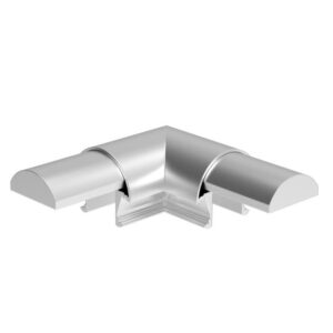 Uchwyt na szklankę-kolanko aluminiowe-LED AL/6313-050-LED-S-E