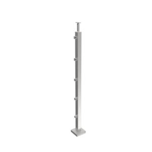 Slupek ze stali nierdzewnej 40x40x2mm h=100cm AISI AJP-VS100-5JP10