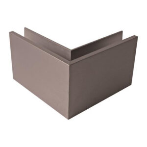 Profil balustrady szklanej Al- Imitacja INOX AL/IN AL/0004-S-VA-EX-90-OUT