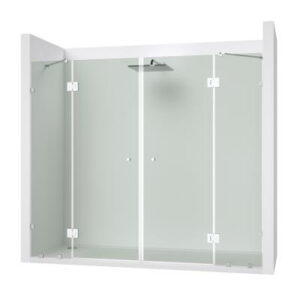 Okucie – drzwi przesuwne – wahadłowe 3 GS/P980-2/P/Cr-Set-3