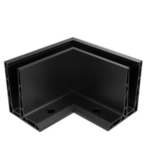 Profil balustrady szklanej Al AL/ELOX/Satin AL/0006-ECO-S-EB-90-OUT
