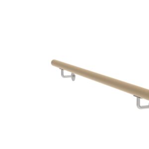 Uchwyt z drewna dębowego i uchwyt poręczy ze stali nierdzewne, L1200mm WD/M-1200