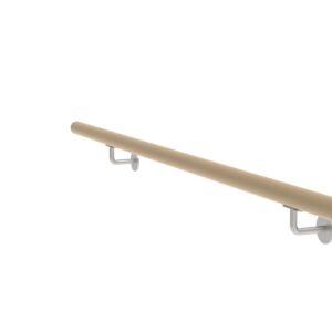 Uchwyt z drewna dębowego i uchwyt poręczy ze stali nierdzewne, L1600mm WD/M-1600