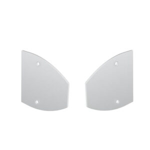 Aluminiowa daszka szklana profil zaślepka AL/PR4-N-E-cap