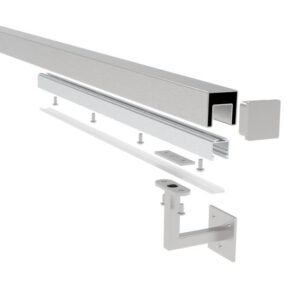 Pochwyt nierdzewny nakładany na szkło A/6920-040-LED-5000-S1