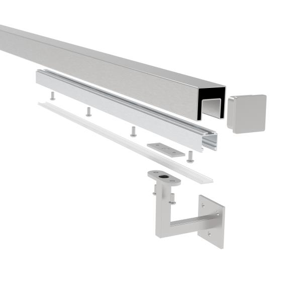 Pochwyt nierdzewny nakładany na szkło A/6920-040-LED-5000-S1
