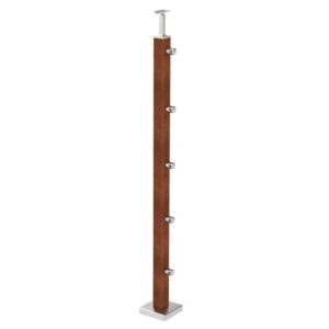 Slupek ze stali nierdzewnej 40x40x2mm h=100cm AISI CAJP-VS100-5D12