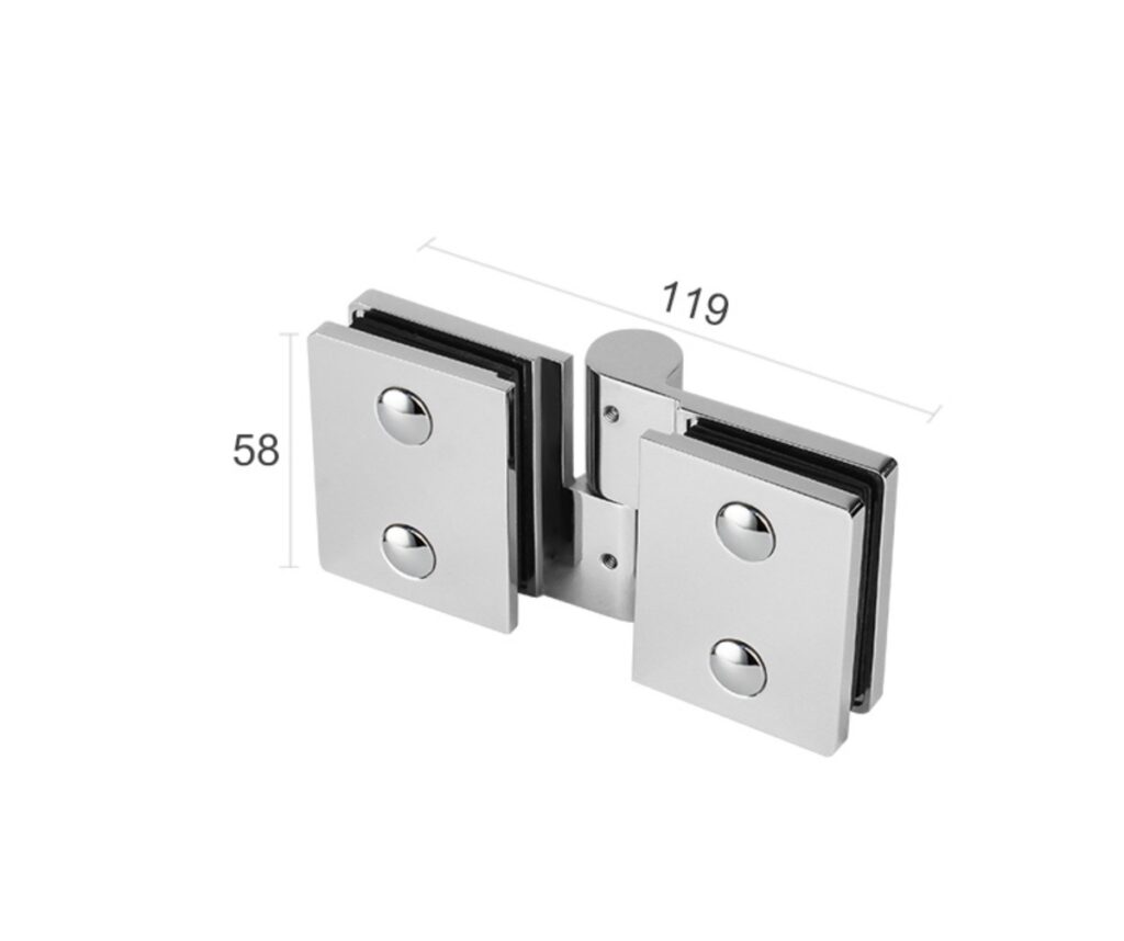 Zawias do kabiny prysznicowej GS-MS/D-B-900-4R/P/Cr-B
