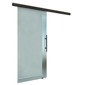 Okucia -drzwi przesuwne- listwa AL 2x soft black GS-BLACK/P8107/N/B-3M